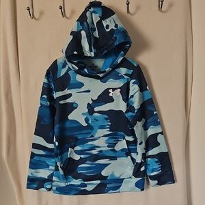 Under Armour Blue Camouflage Kids Hoodie